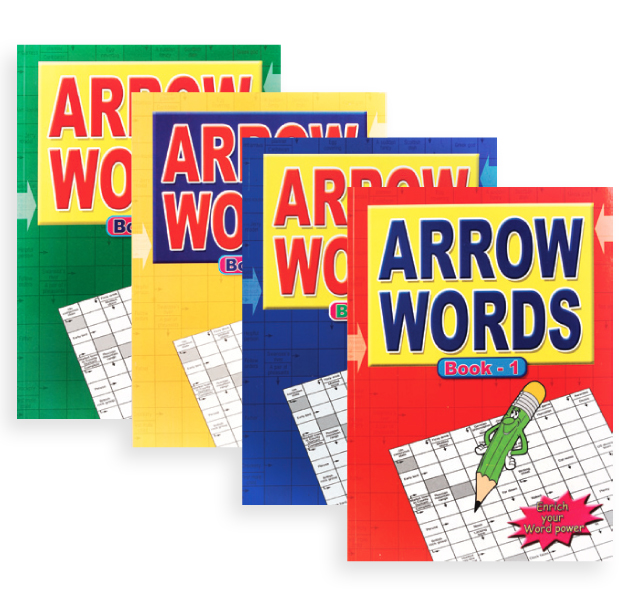 66 List Arrow Words Puzzle Books from Famous authors